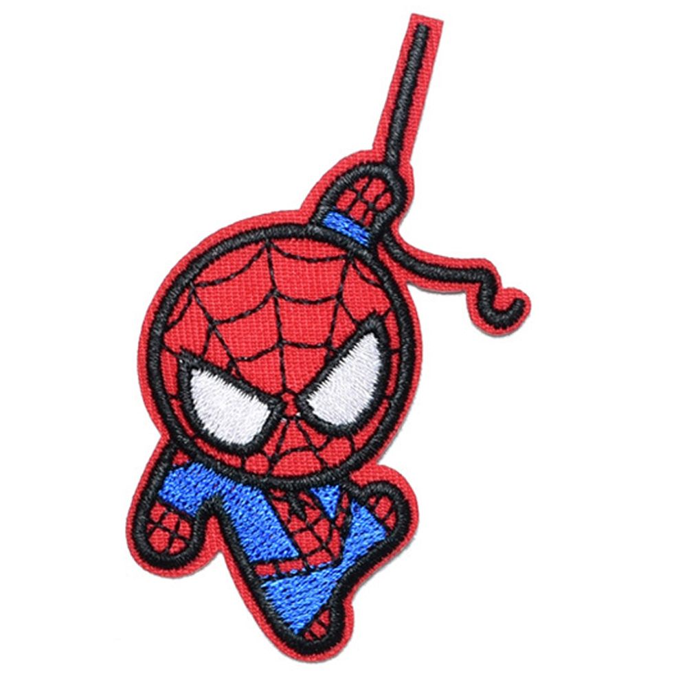 Miếng dán ủi quần áo hình hoạt hình Spiderman độc đáo DIY