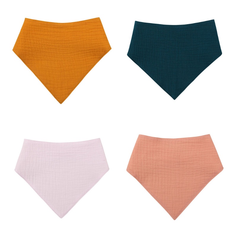 Yếm Ăn Bằng Vải Cotton Mềm Cho Bé Sơ Sinh