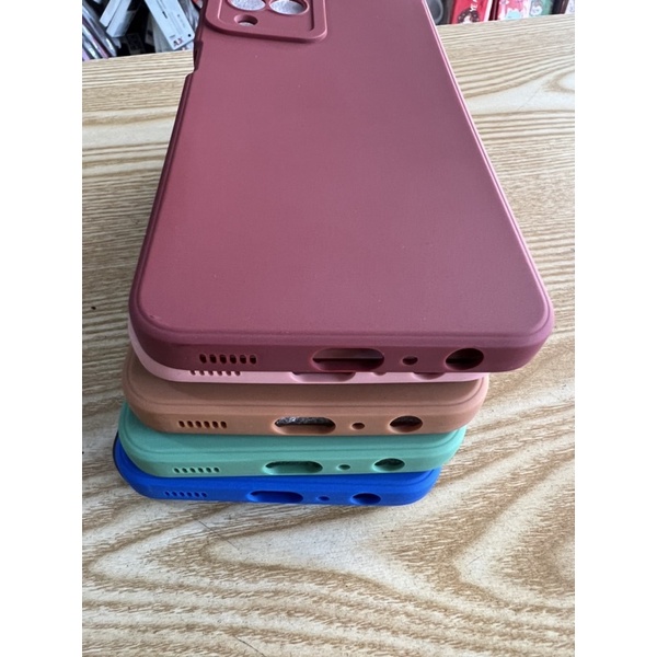 Ốp samsung M33 5G dẻo màu viềng vuông kiểu chống sốc