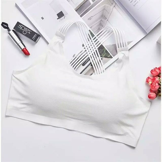 Áo bra su thông hơi đan dây chéo