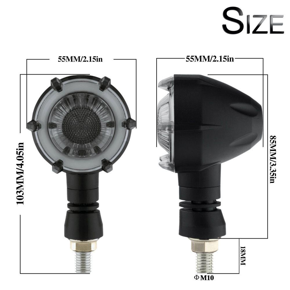 Set 2 Đèn Led Xi Nhan Chuyên Dụng Cho Xe Mô Tô