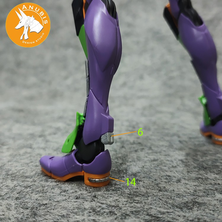 Phụ kiện mod ANUBIS - Chi tiết nhựa mô hình in 3D cho RG 1/144 EVANGELION GP019