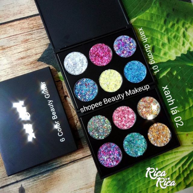 ( 4 MẪU )PHẤN MẮT KIM TUYẾN KIRA KIRA BEAUTY ZOE GIRL 6 Ô GLITTER | BigBuy360 - bigbuy360.vn