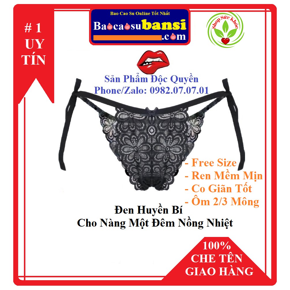 Combo 3 Quần Lót Nữ Vicky Free Size, Đầy Gợi Cảm, Sexy Ren Xuyên Thấu,Hàng Xuất Khẩu Thương Hiệu LOC, Sĩ Và Lẻ Liên Hệ