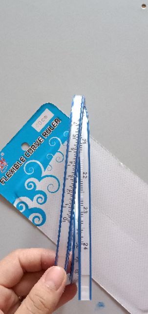 Thước cong tự chỉnh, thước nhựa dẻo, thước cắt may