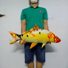 Gối ôm 3d hình cá chép, cá Koi 3d, gối ôm 3d hình con cá
