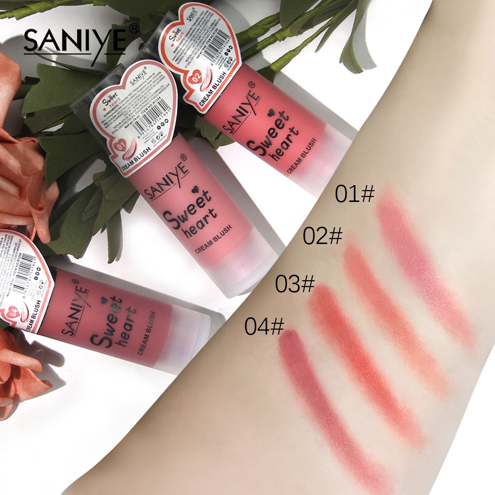 SANIYE Má hồng dạng lỏng kháng nước dưỡng ẩm làm sáng màu da lâu trôi R1204 | BigBuy360 - bigbuy360.vn