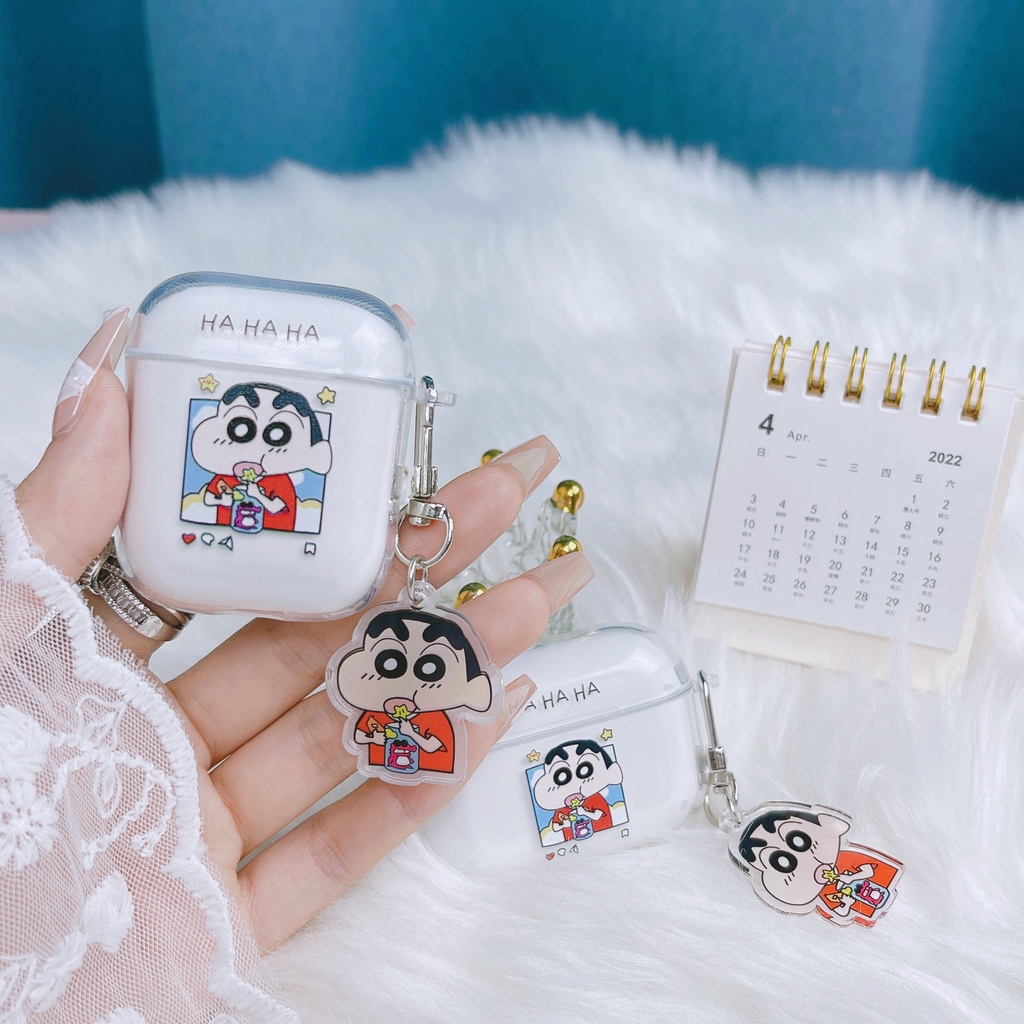 Vỏ Bảo Vệ Hộp Sạc Tai Nghe AirPods3 AirPods3 Họa Tiết Hoạt Hình Shin-Chan Buzz Lightyear 2021 Mới Ốp