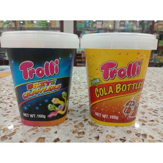 Kẹo dẻo sâu trolli dạng hũ