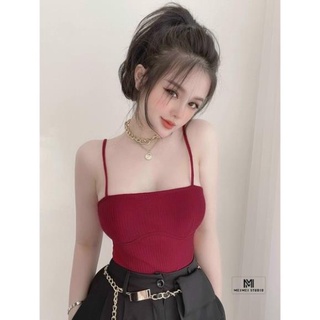 Áo croptop body 2 dây (có mút đệm ngực)