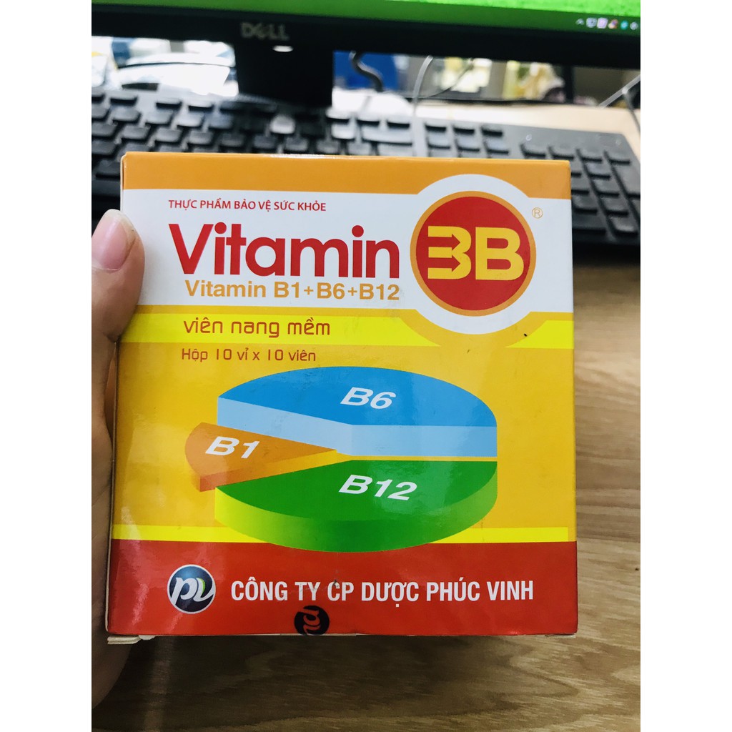 Viên Uống Bổ Sung Vitamin B ❤️CHÍNH HÃNG👍 Vitamin 3B ❤️ hỗ trợ bổ dây thần kinh, chống tê bì chân tay | Thế Giới Skin Care