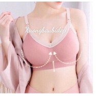 Áo Lót Bầu Cho Con Bú Chống Chảy Sệ Pha Ren ( mặc bầu và sau sinh) Gube shop