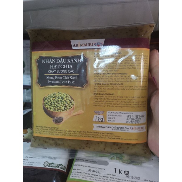 Nhân trung thu cao cấp Mauri 1kg 2023