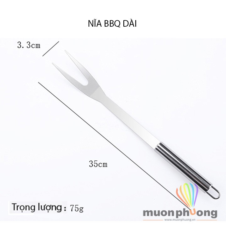 Bộ dụng cụ nướng thịt BBQ ngoài trời dã ngoại