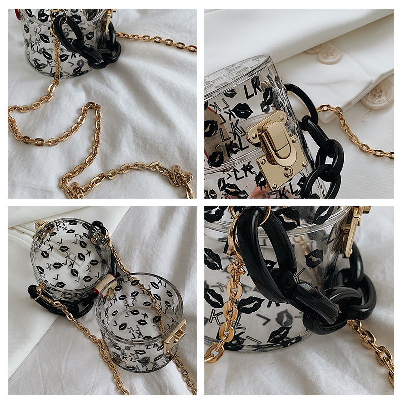 Túi xách đeo vai dây xích phong cách Hàn Quốc 2021