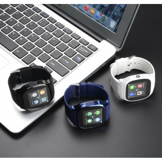 Smart Horloge met Camera Touch Screen T8 Bluetooth Slimme Horloge Ondersteuning SIM en TF card Camer