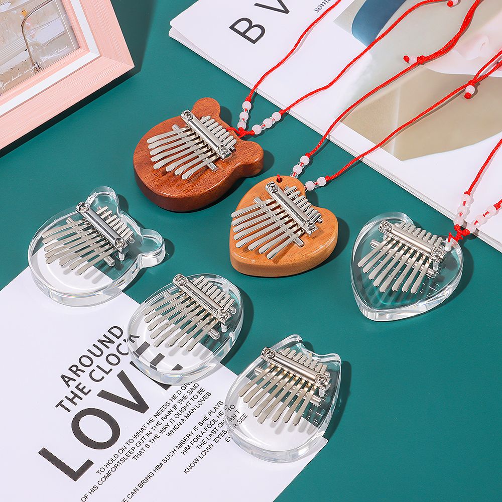 Đàn Kalimba 8 Phím Mini Bằng Gỗ Độc Đáo Tiện Dụng