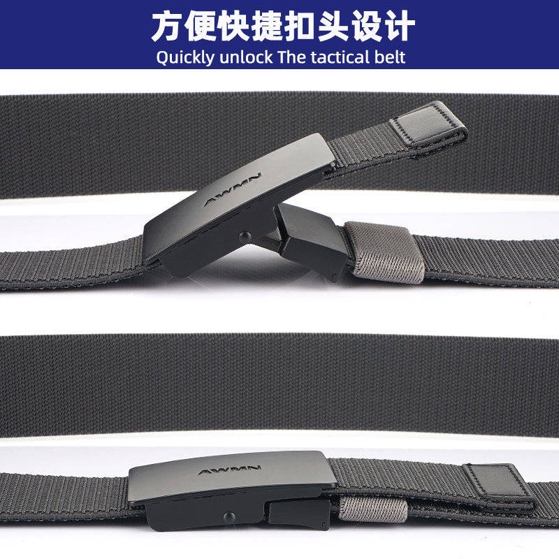 Dây Thắt Lưng Vải canvas Co Giãn Phong Cách Hàn Quốc Trẻ Trung Dành Cho Nam