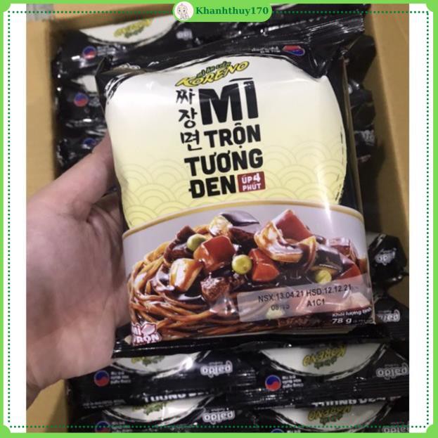 Mì Tương Đen Koreno Úp 4 Phút Gói 78g