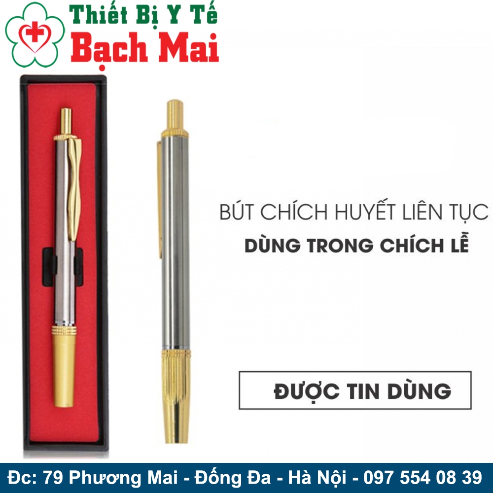 BÚT CHÍCH MÁU LIÊN TỤC CAO CẤP Dùng Lấy Máu Đo Đường Huyết, Giác Hơi
