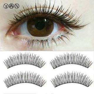 Bộ 10 Cặp Lông Mi Giả Dài Tự Nhiên Màu Đen Dành Cho Nữ