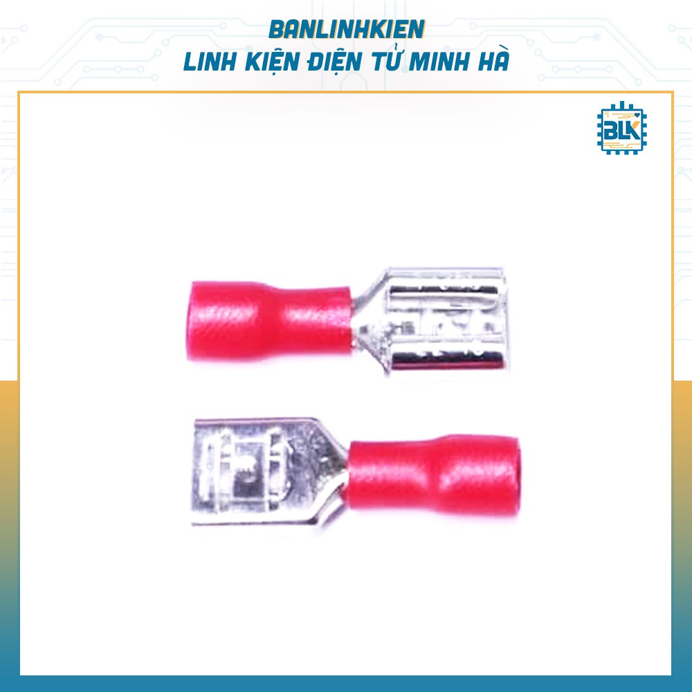 Đầu COS Gài 6.3 FDD1.25-250 Đỏ (10 Chiếc)
