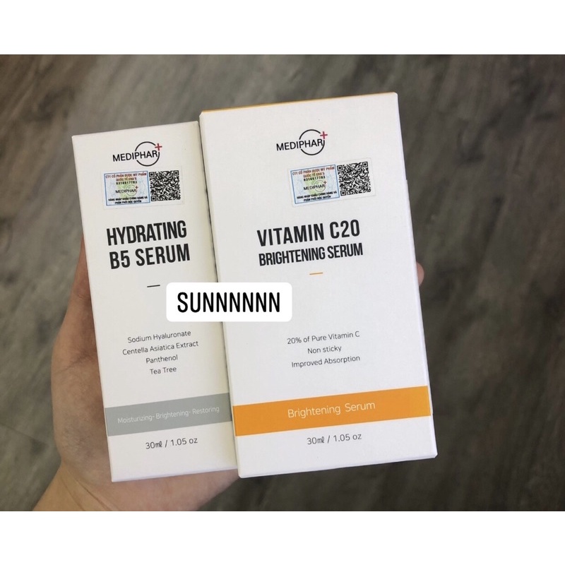 [ CHUẨN CTY ] MEDIPHAR + VITAMIN C20 BRINGTENING SERUM - SERUM VITAMIN B5