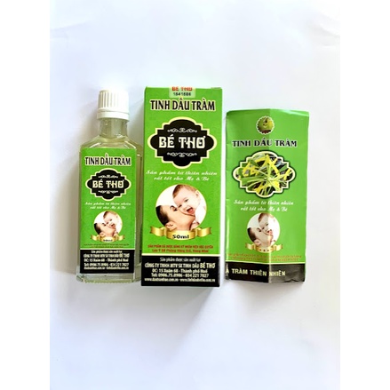 Dầu Tràm Cho Bé Dầu Tràm Bé Thơ Tinh Dầu Tràm Huế Chai 50ml