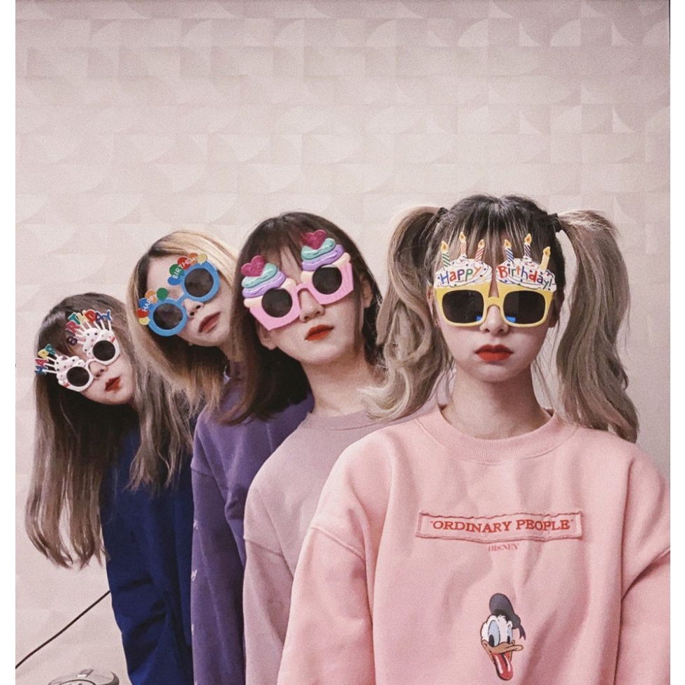 Mắt kính hình bánh sinh nhật vui nhộn