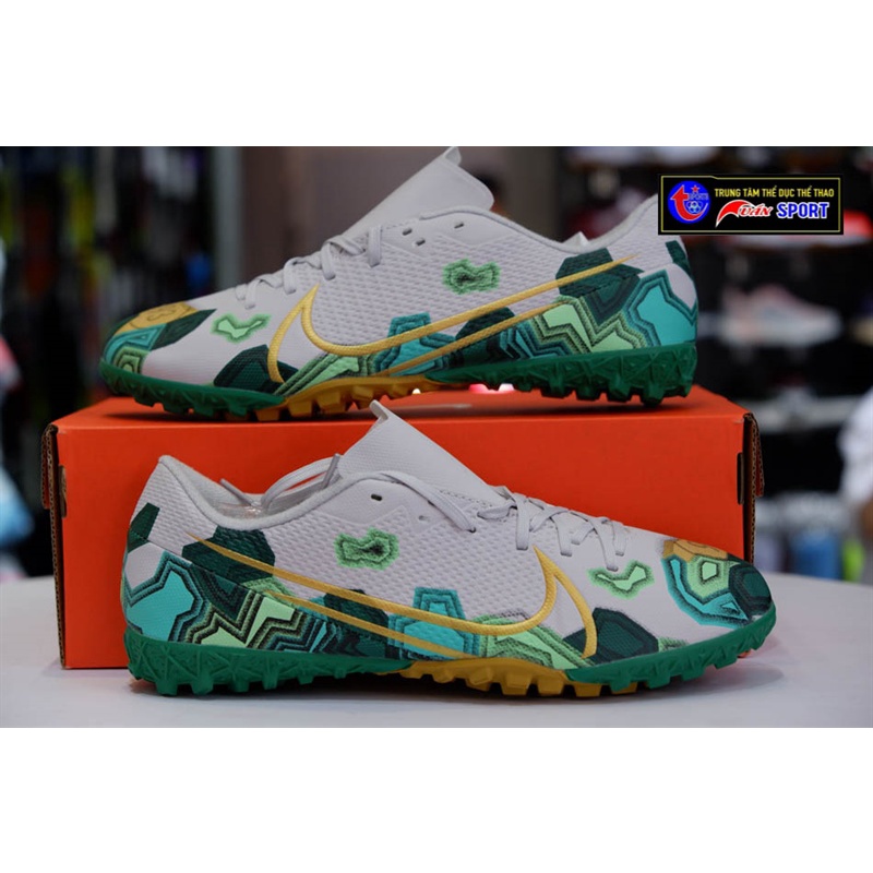 GIÀY đá bóng  Mercurial Vapor 13 Academy TF - xanh Lính(size39-45)