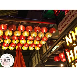Đèn lồng hội an tròn - tỏi 30cm