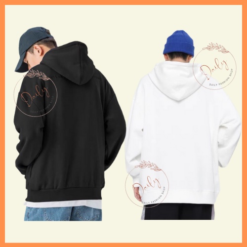 Áo HOODIE Nỉ Bông Unisex Màu Trơn Basic Form Rộng Có Mũ Thời Trang Nam Nữ Daily | BigBuy360 - bigbuy360.vn
