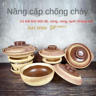 Nồi nấu khô Retro Kiểu cũ Hầm đất Khí đốt gia đình Nhiệt độ cao Bếp than lẩu Bên Thương mại