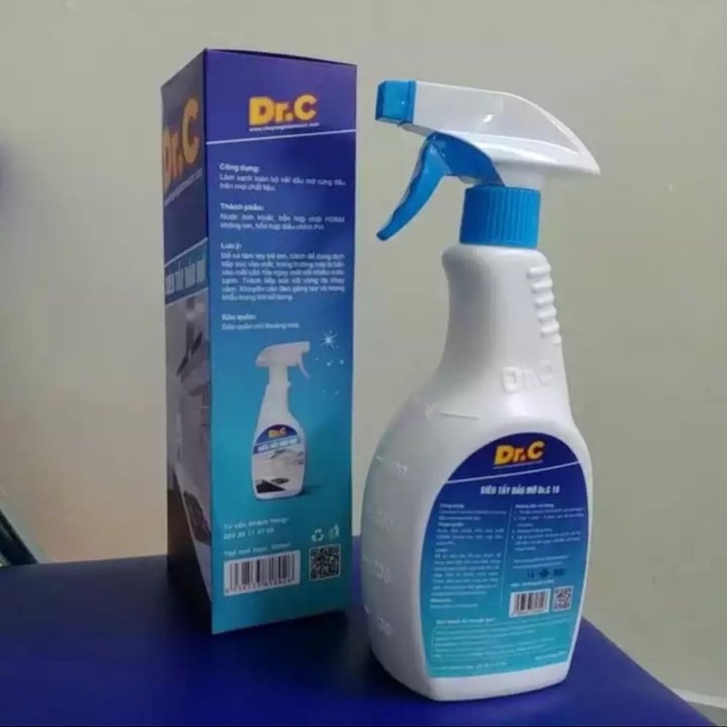 Siêu tẩy dầu mỡ DR.C tẩy các loại dầu mỡ cực sạch , mạnh 500ml