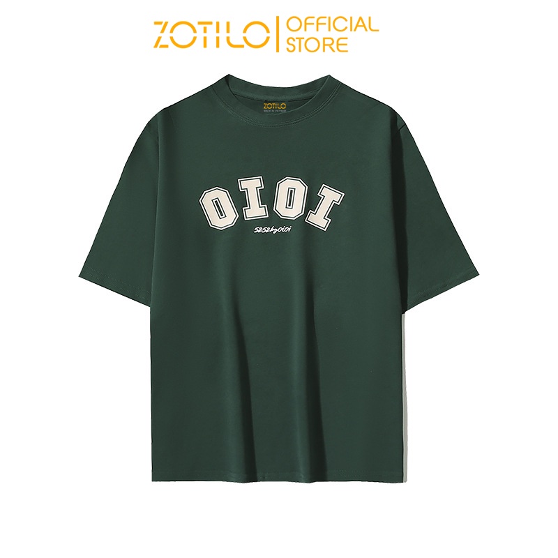 Áo Thun Unisex Tay Lỡ ZOTILO Form Rộng Nam Nữ OIOI vải cotton phong cách Hàn Quốc Ulzzang