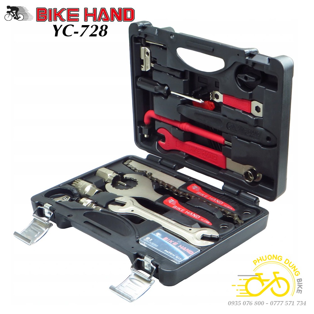 Bộ dụng cụ sửa chữa xe đạp BIKE HAND YC-728 18 món