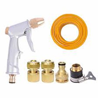 Dụng cụ súng xịt nước ,vòi xịt nước rửa xe ,tưới cây ,áp lực cao cho gia đình ( trắng )