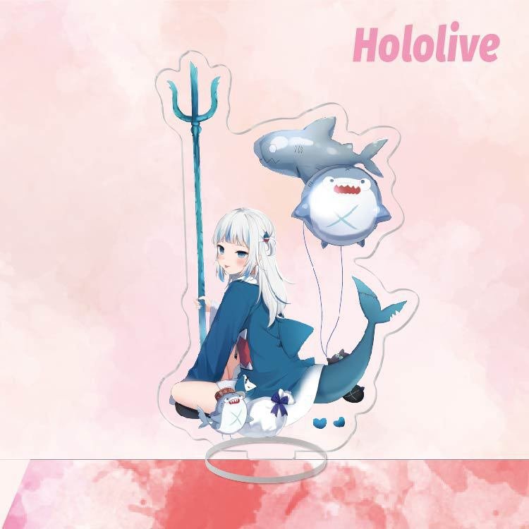 Mô Hình Standee GAWR GURA Vtuber HOLOLIVE anime chibi streamer mica acrylic trang trí