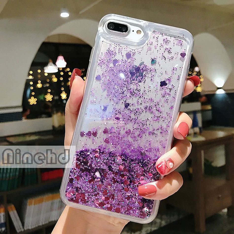 Casing Huawei P40 P30 P20 Lite Pro Mate 30 20 Pro Mate 10 9 Ốp điện thoại mềm kiểu chất lỏng lấp lánh cho