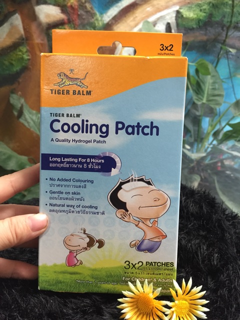 HỘP 6 MIẾNG DÁN HẠ SỐT TRẺ EM TIGER BALM COOLING PATCH THÁI LAN