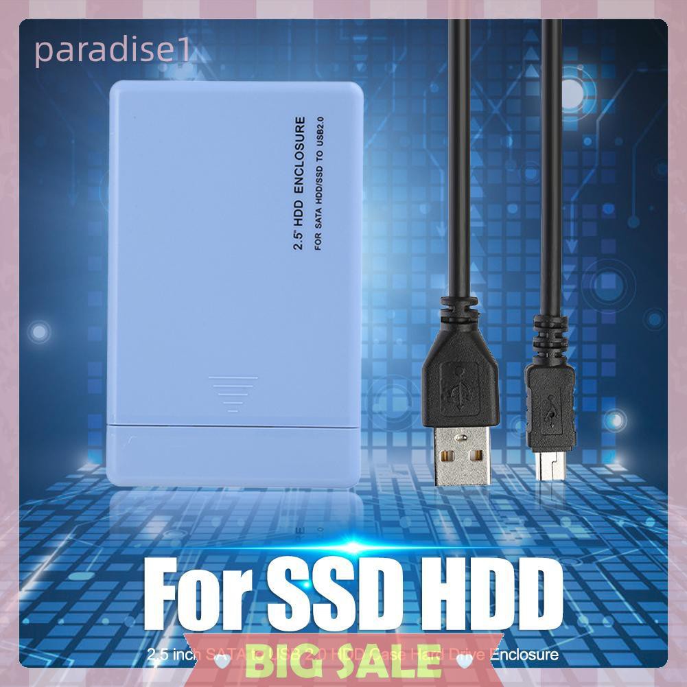 Hộp Đựng Ổ Cứng Ngoài 2.5 inch SATA Sang USB 2.0 | BigBuy360 - bigbuy360.vn