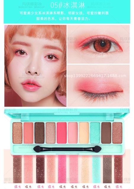 Phấn mắt Lameila Play Color Eyes 10 màu