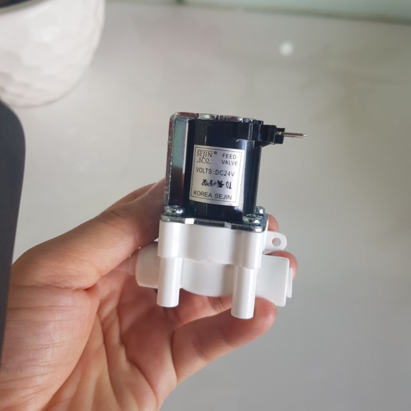 Van điện từ DAUER 24V -Van đóng mở bằng điện -Sử dụng trong máy lọc nước RO ngăn không cho nước thẩm thấu tự do