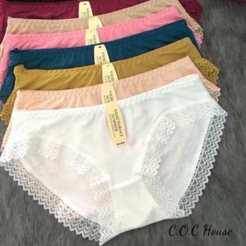 Quần Lót Nữ Su Phối Ren