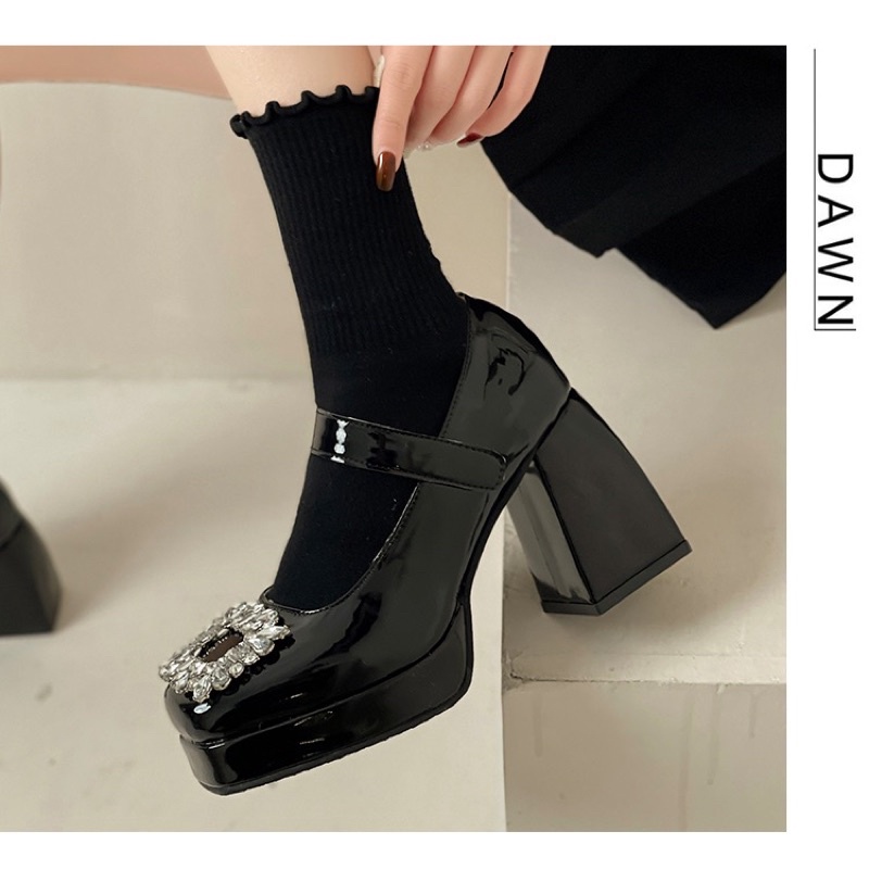 ỎRDER _ Giày lolita tiểu thư Pháp đế trụ 9cm