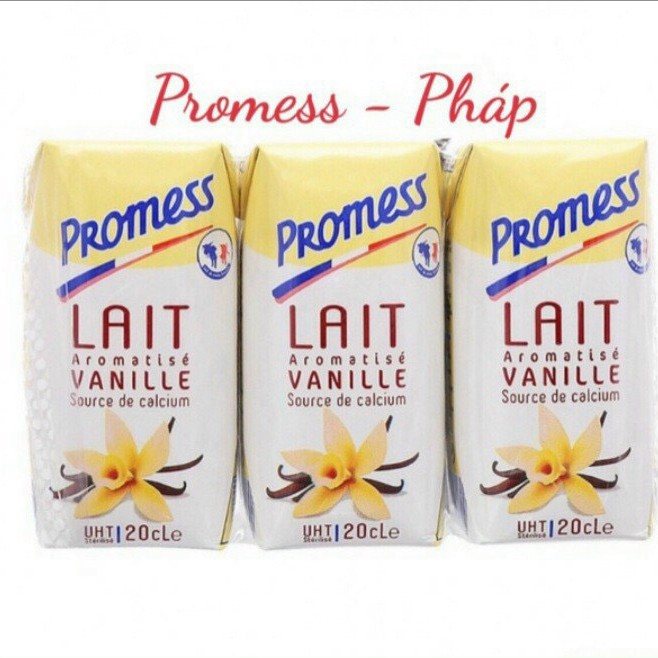 Sữa Tươi PROMESS Hương Hoa Qủa ( sét 1 hộp 200ml )