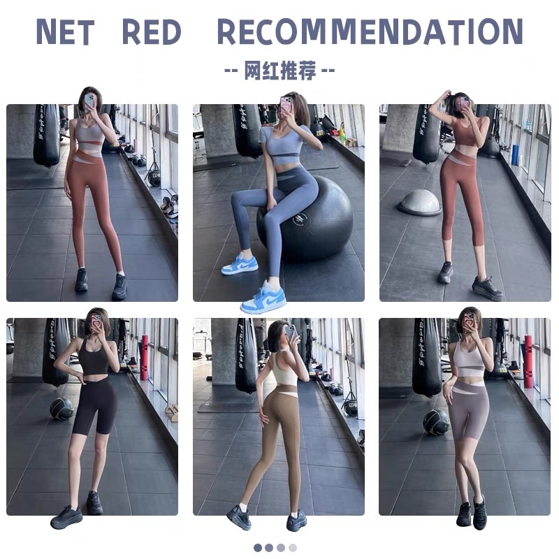 Bộ quần áo tập phối gym yoga nữ cao cấp có mút ngực  thông thoáng, co giãn, thoáng mát hàng quảng chất loại đẹp ofelia