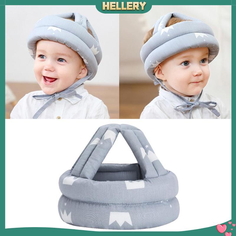 Mũ Trùm Đầu 40-53cm Chất Liệu Cotton Bảo Vệ An Toàn Cho Bé Tập Đi