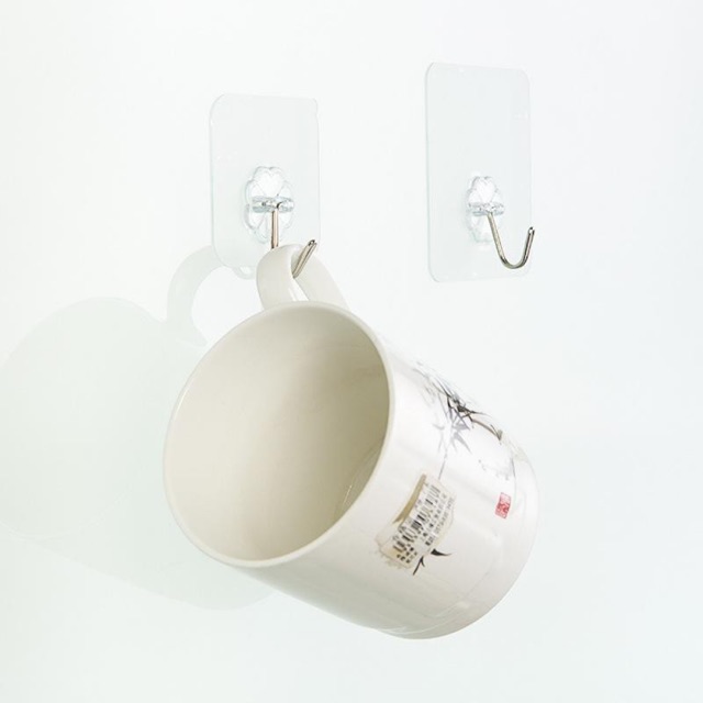 Bộ 10 móc dán tường siêu dính 6x6cm 88037