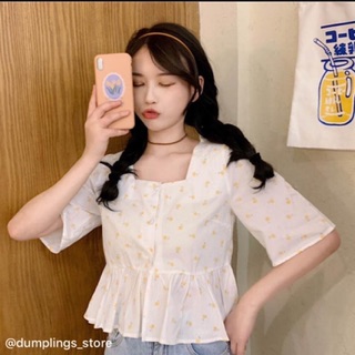 Áo babydoll hoa nhí